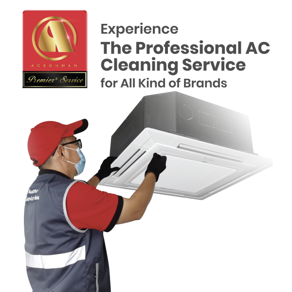 Cleaning Service - Ceiling Cassette (Indoor + Outdoor Unit)