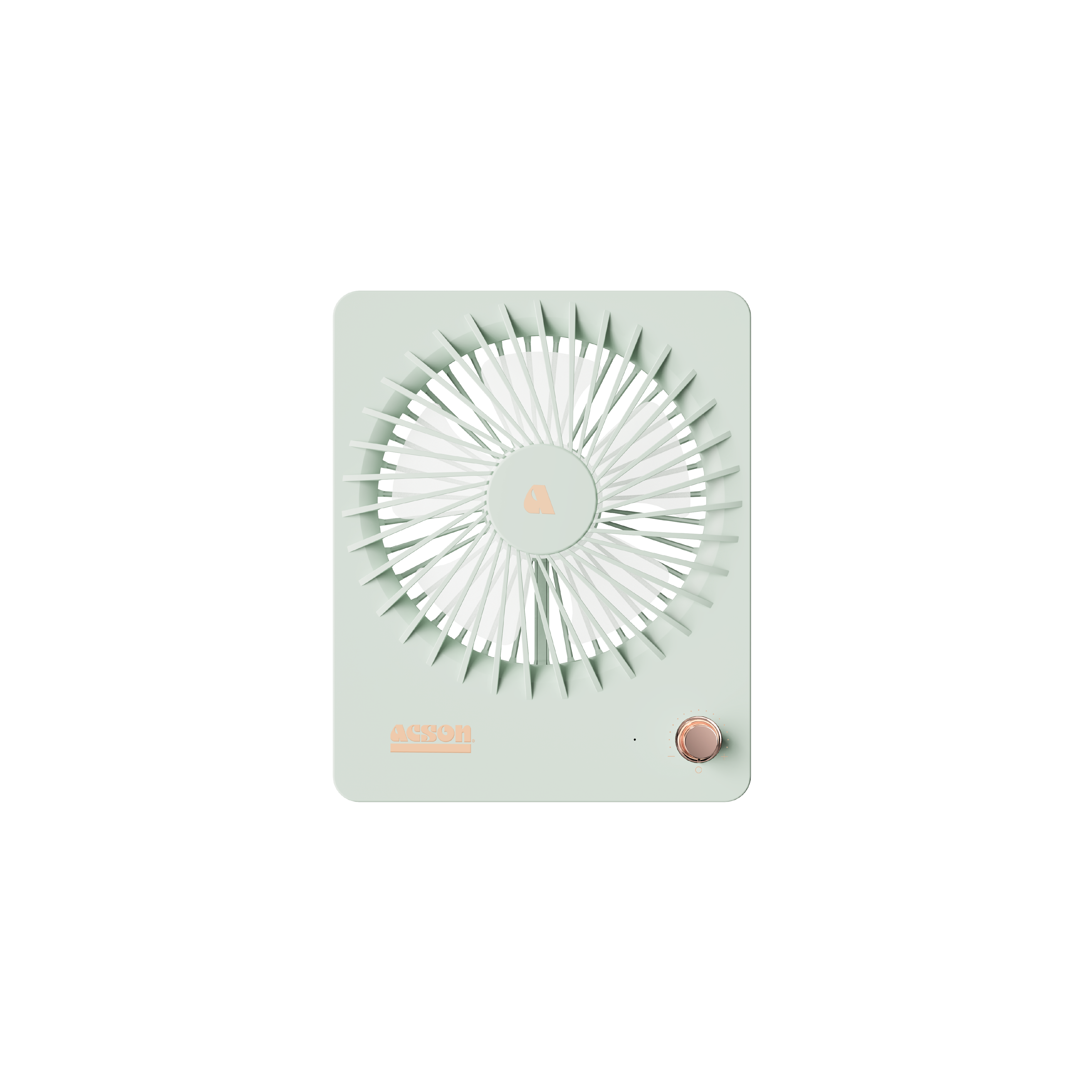 Mini USB Table Fan (Pastel Green)